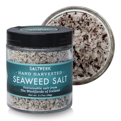 Saltverk Island Meersalz mit See-Algen (Glas 90g)