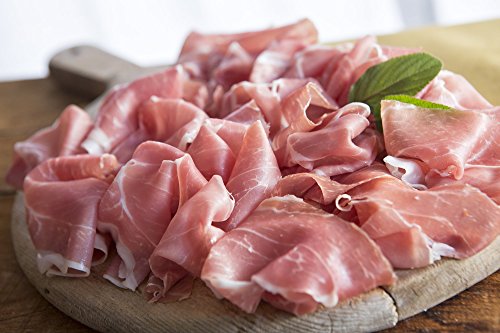 200g Gambero Rosso ausgezeichneter Prosciutto luftgetrockneter Rohschinken in Scheiben geschnitten aus San Daniele