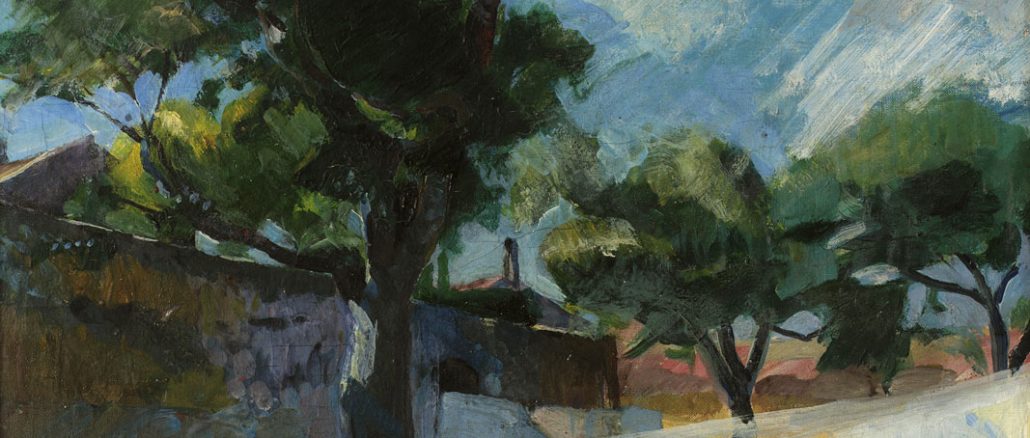 Franz Wiegele, Afrikalandschaft, um 1917