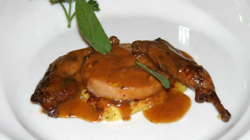 Foie gras di anatra e coscia di quaglia - goodstuff AlpeAdria