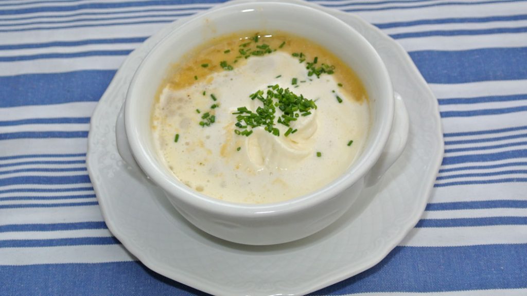 Forellencremesuppe - goodstuff AlpeAdria