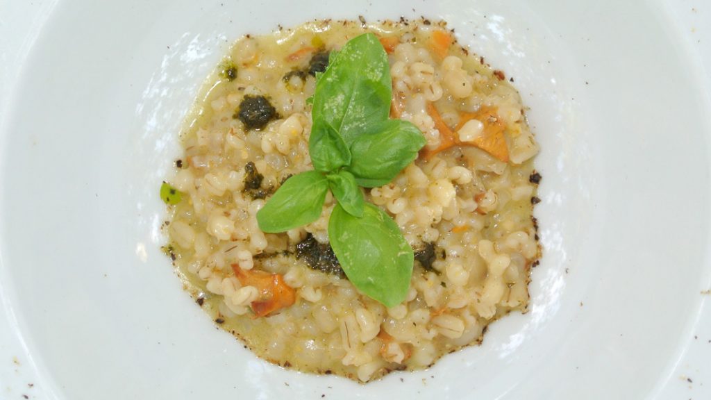 Orzotto mit Eierschwammerl - goodstuff AlpeAdria