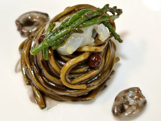 Tagliolini al Nero, Zottoli, Seppie e Salicornia - goodstuff AlpeAdria