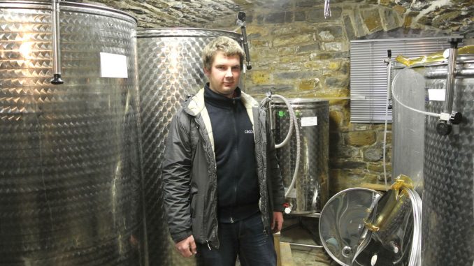Dimitri Cacovich im Weinkeller- goodstuff AlpeAdria