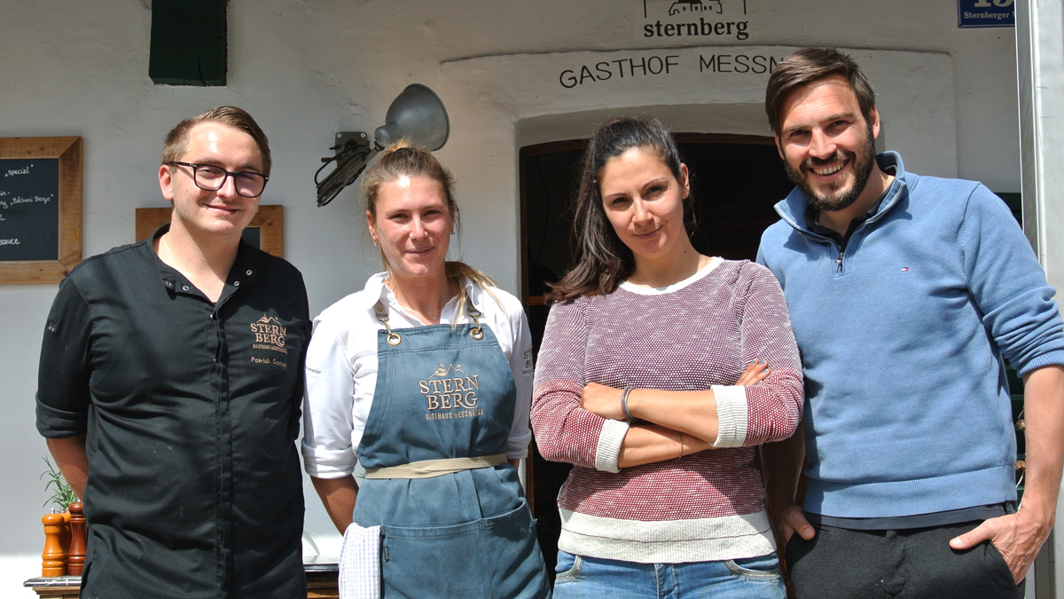 Sternberg-Team: Patrick Samek, Lea Ahammer, Dani & Stefan Sternad - goodstuff AlpeAdria