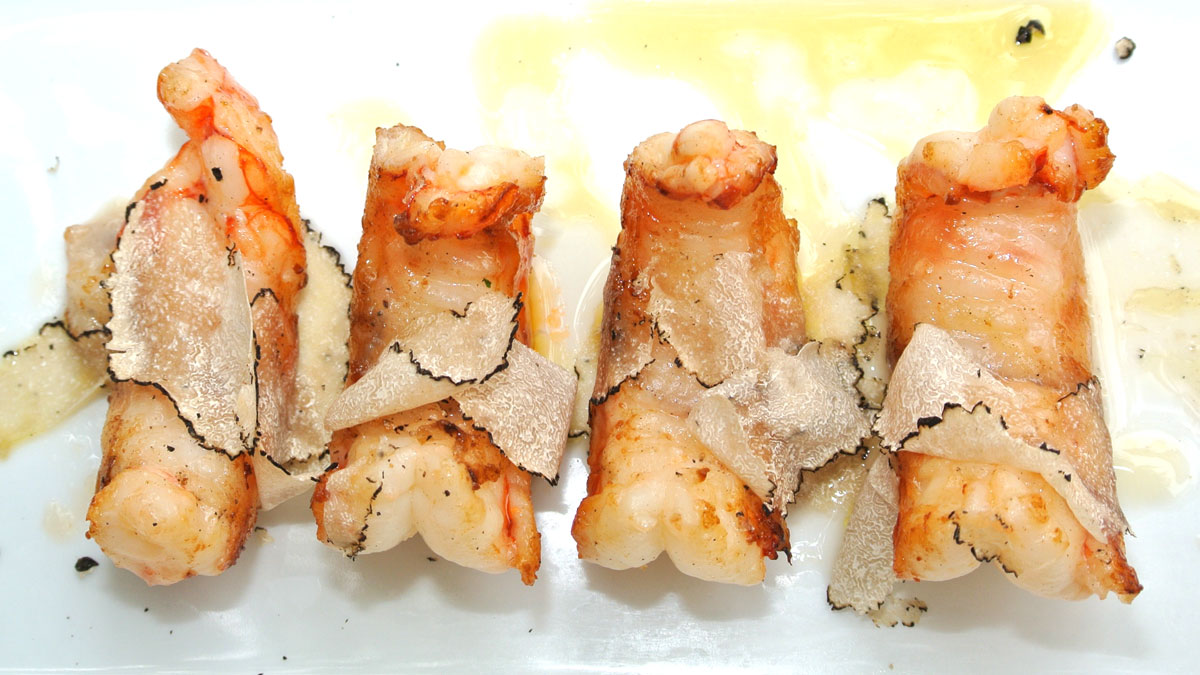 Gambero rosa, Patanegra & Tartuffo nero