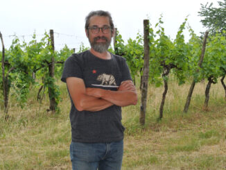 Lorenzo Mocchiutti im Weingarten - goodstuff AlpeAdria