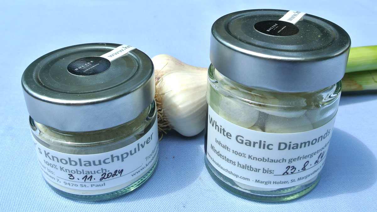 Weißer Knoblauch - Produkte - goodstuff AlpeAdria