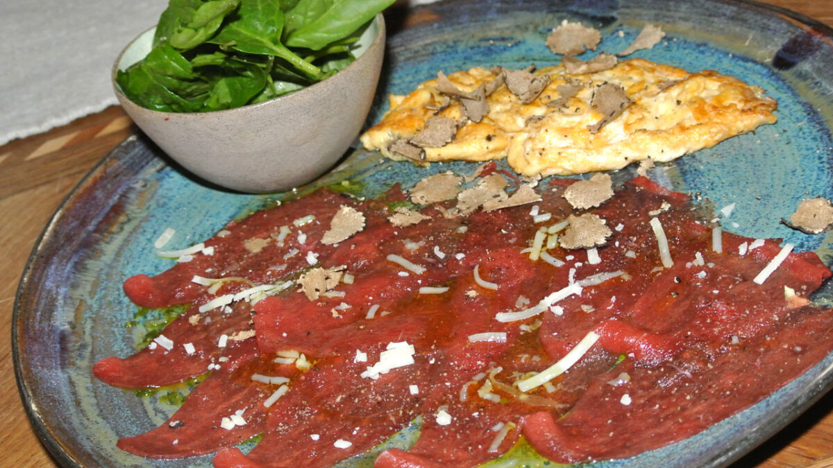 Hirschcarpaccio