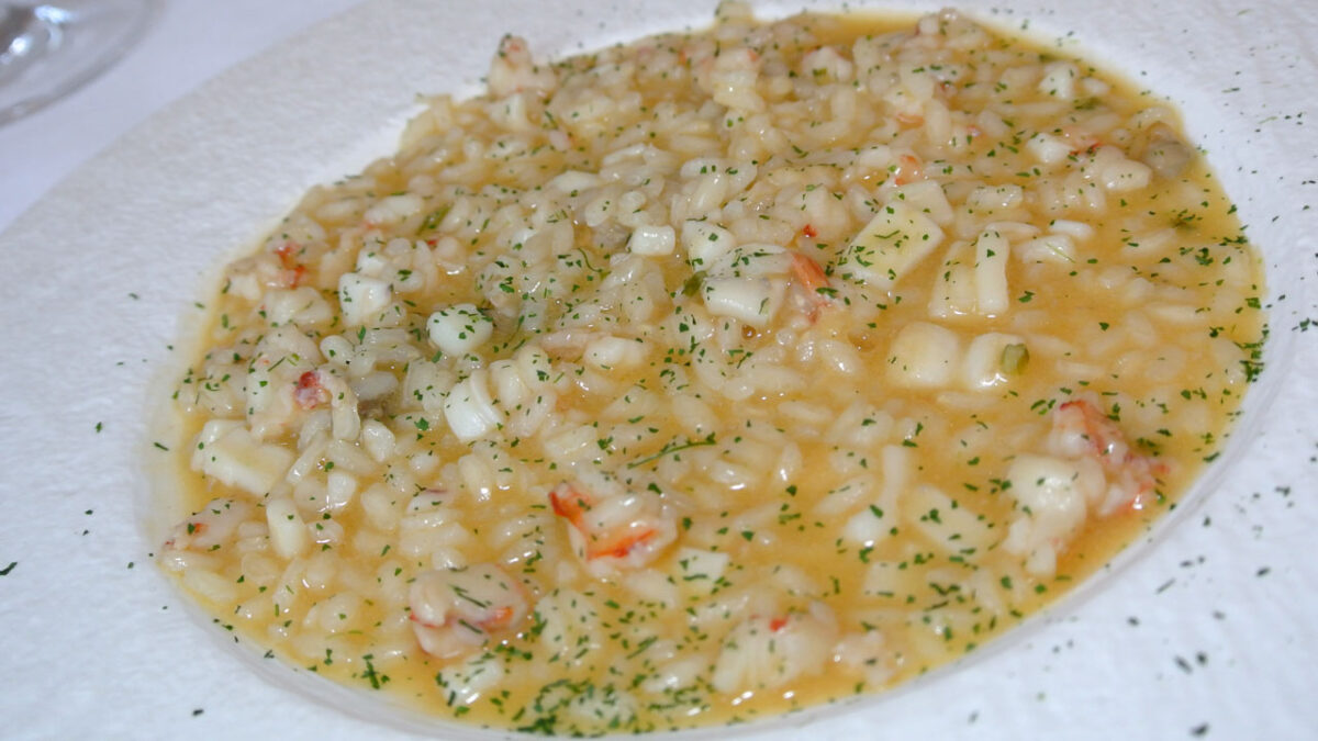 Risotto Acquerello ai Frutti di Mare - goodtuff AlpeAdria