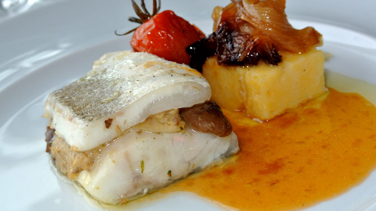 Branzino farcito con Funghi - goodstuff AlpeAdria