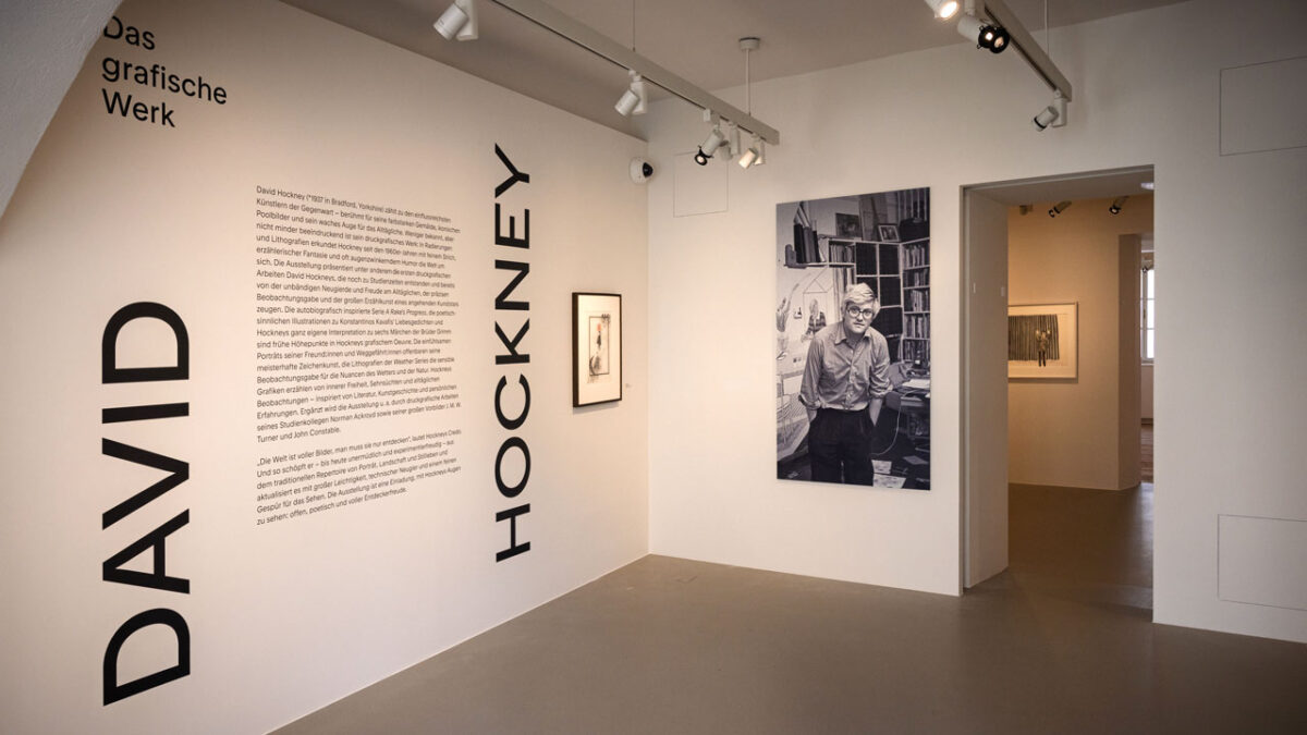 David Hockney - Austellung im Künsthaus Gmünd - © Martin Gfrerer / Trecolore Architects