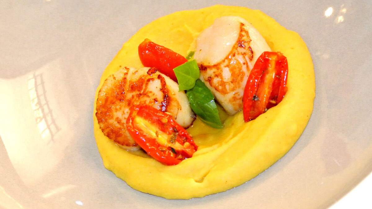 Capesante con Crema di Ceci - goodstuff AlpeAdria