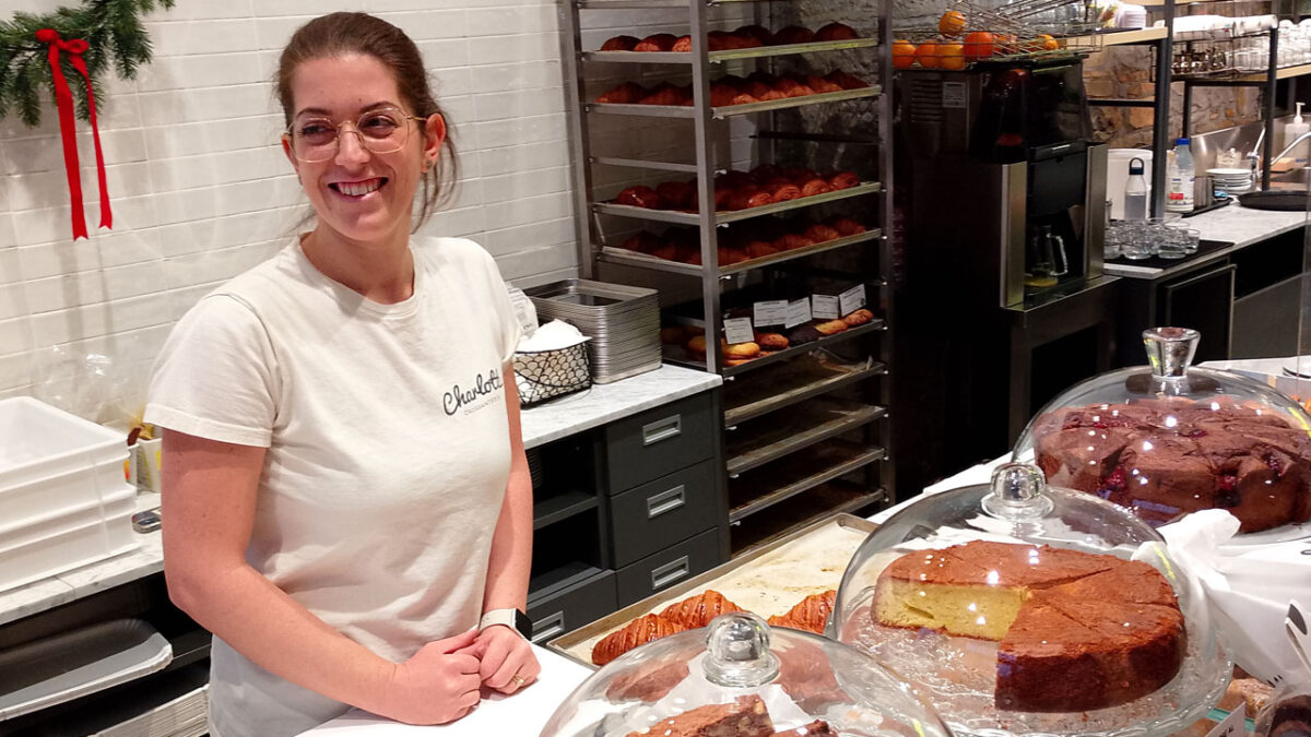 Carlotta Mennuni in ihrer Croissanterie - goodstuff AlpeAdria