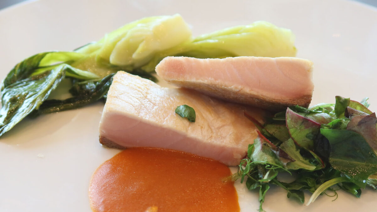 Ricciola / Bernsteinmakrele mit Pak Choi - goodstuff AlpeAdria