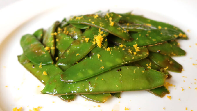 Zuckererbsen in Zitronenbutter - goodstuff AlpeAdria