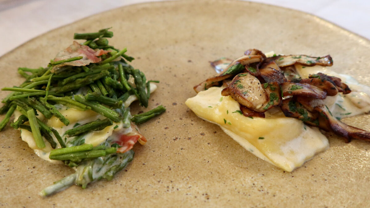 Ravioli mit Wildspargel und mit Steinpilzen - goodstuff AlpeAdria
