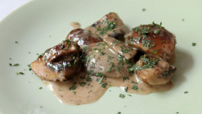 Champignons mit Estragon-Obers - goodstuff AlpeAdria