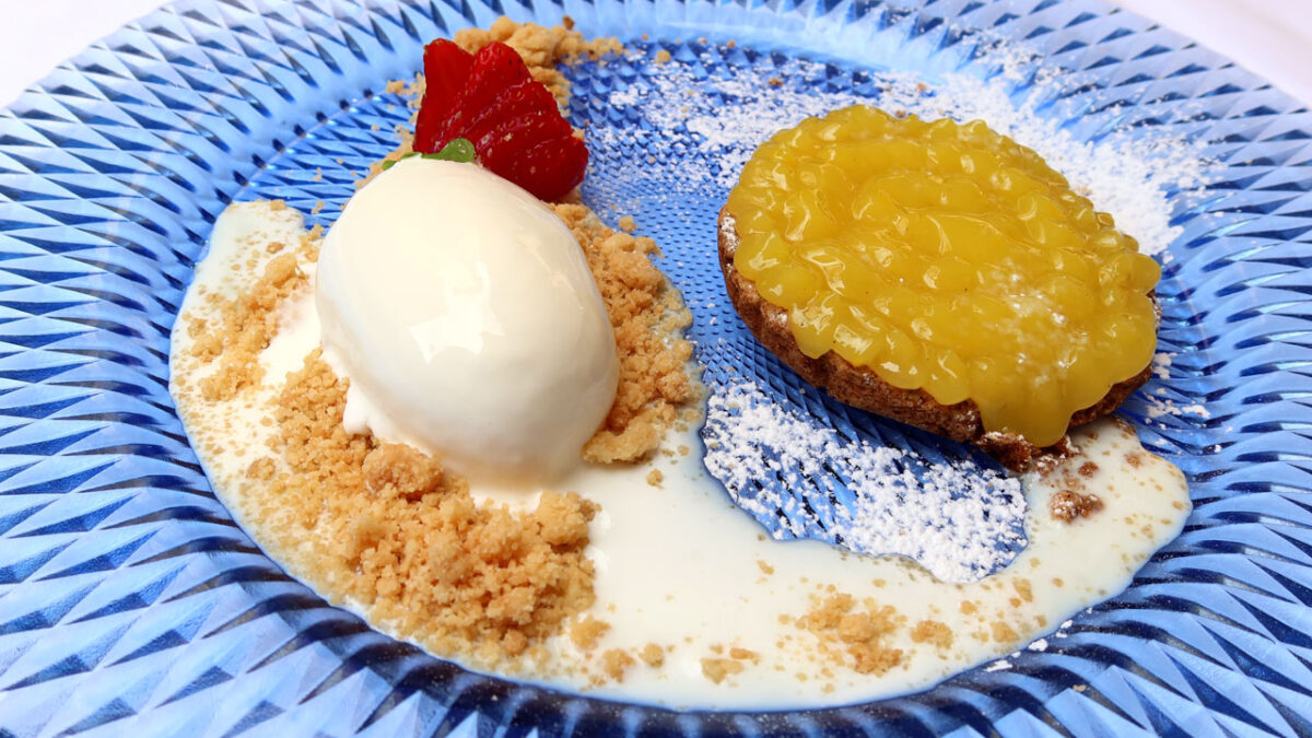 Crostatina al Limone e Gelato al Fiordilatte - goodstuff AlpeAdria