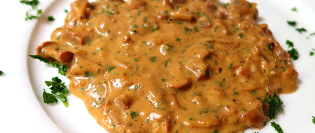 Eierschwammerlgulasch - goodstuff AlpeAdria