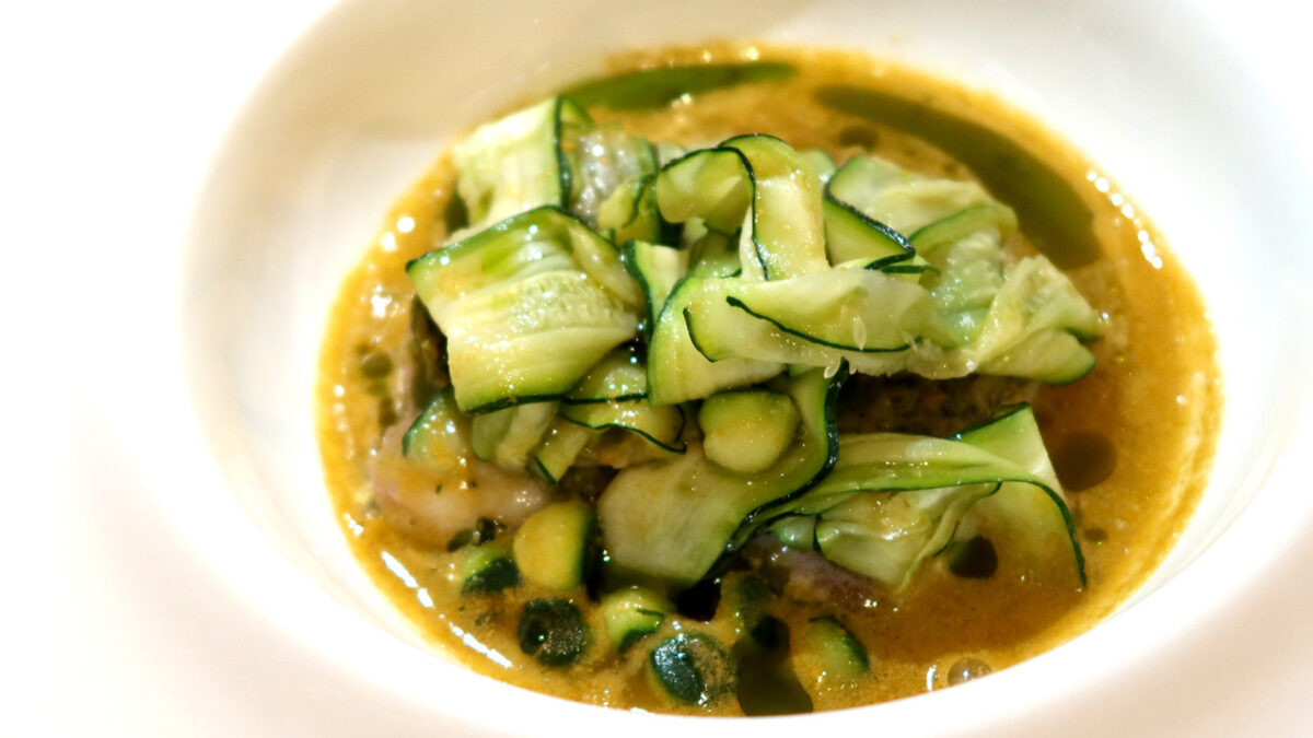 Ricciola / Bernsteinmakrele mit Zucchini - goodstuff AlpeAdria
