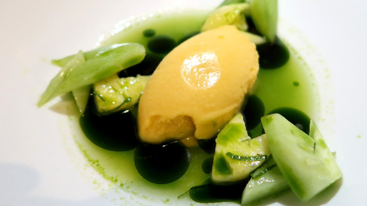 Macedonia - Mangosorbet mit Gurke - goodstuff AlpeAdria