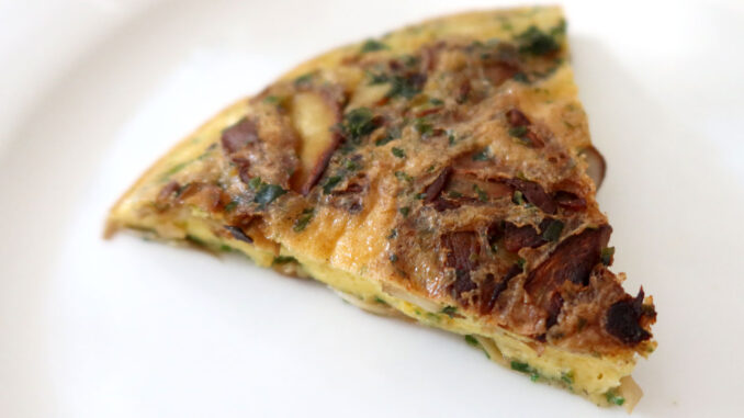 Steinpilz-Frittata - goodstuff AlpeAdria