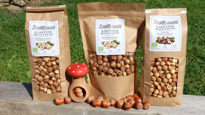 Kärntner Bio Haselnüsse aus St. Walburgen, Kärnten - goodstuff AlpeAdria